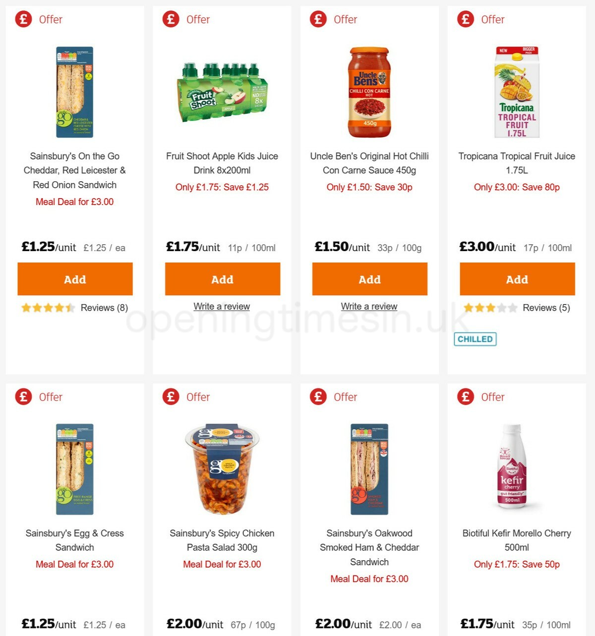 Sainsbury's Offers from 14 May