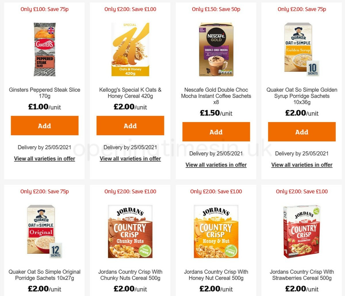 Sainsbury's Offers from 14 May