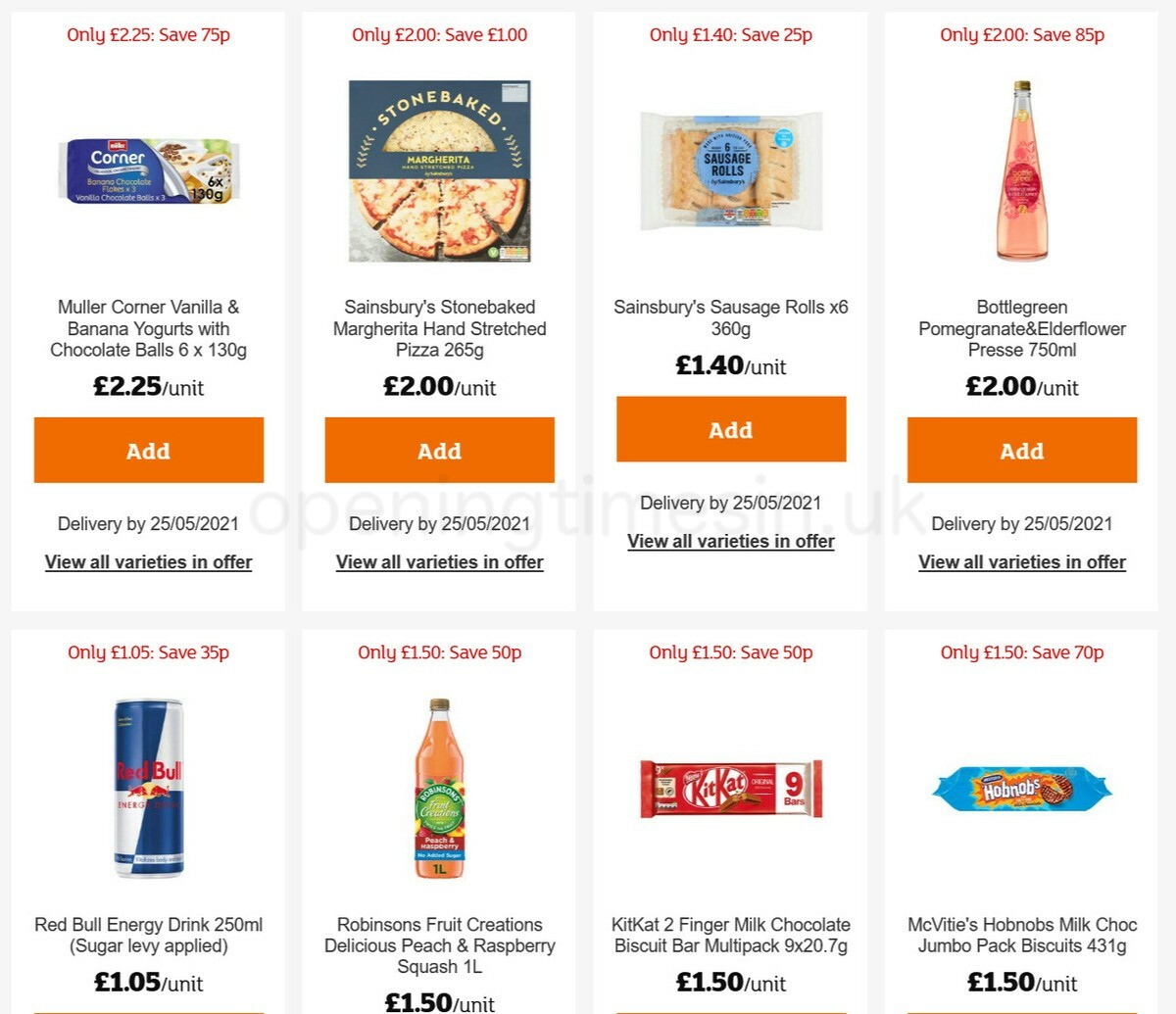 Sainsbury's Offers from 14 May