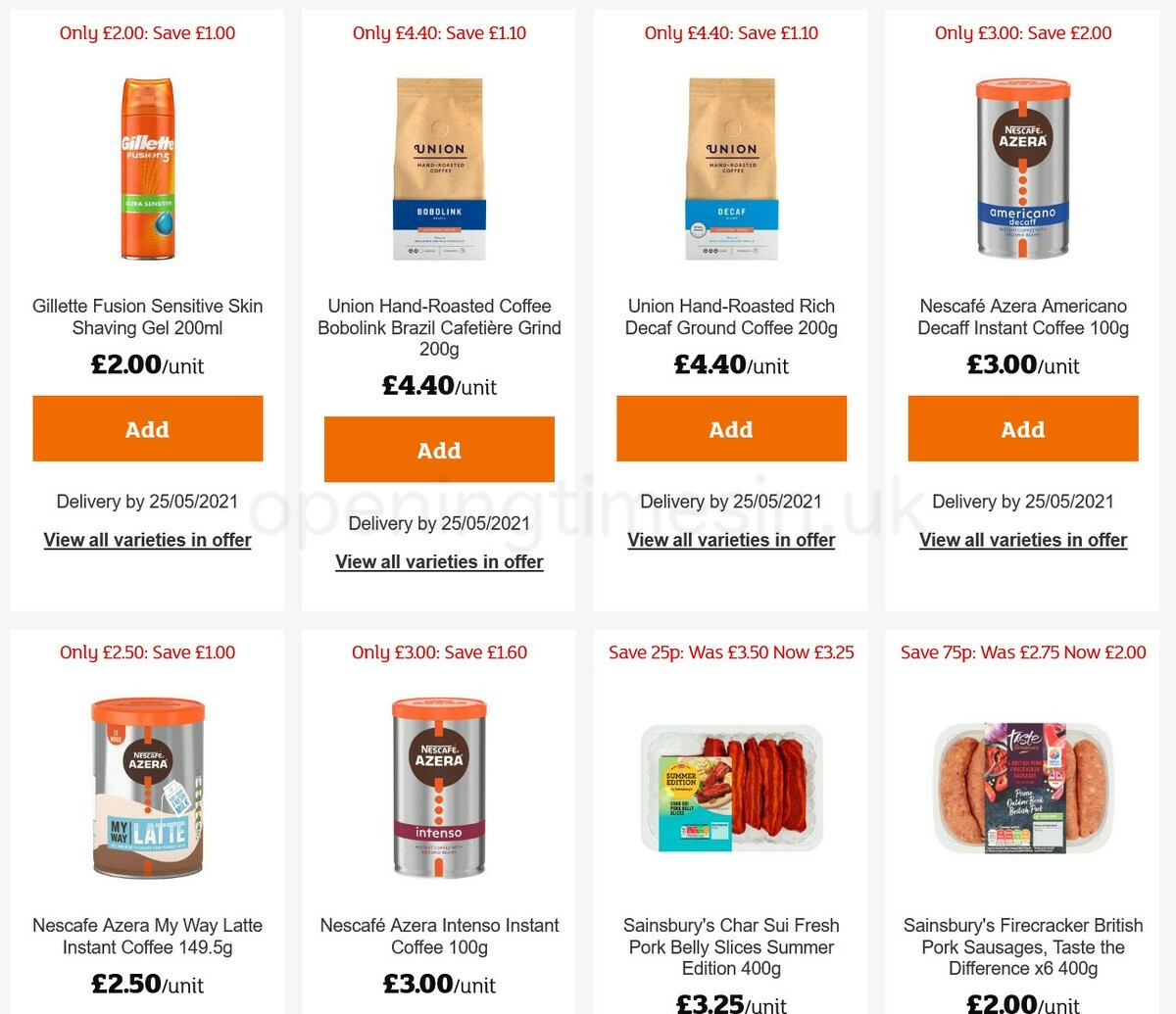 Sainsbury's Offers from 14 May