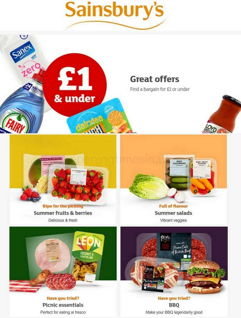 Sainsbury's Offers from 21 May