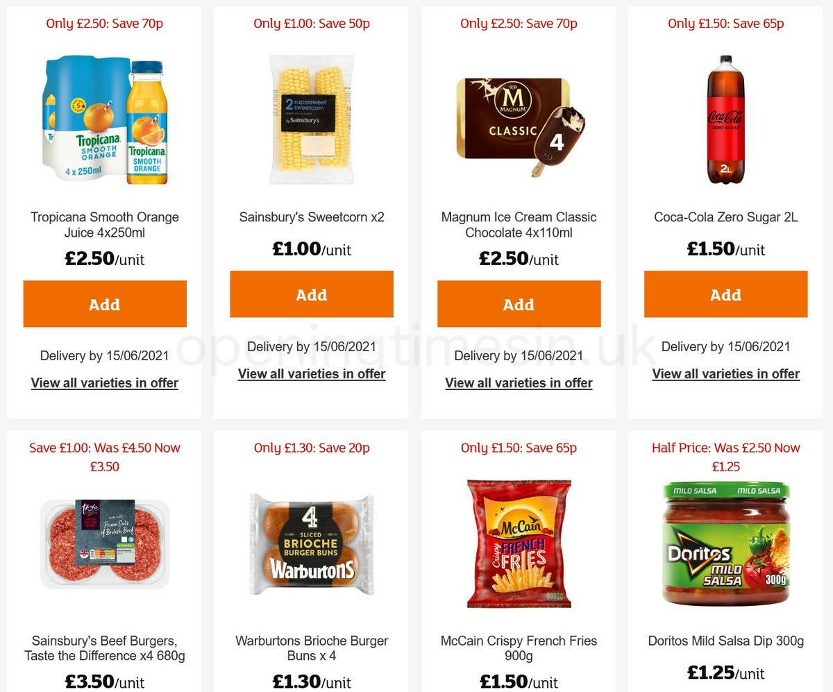 Sainsbury's Offers from 27 May