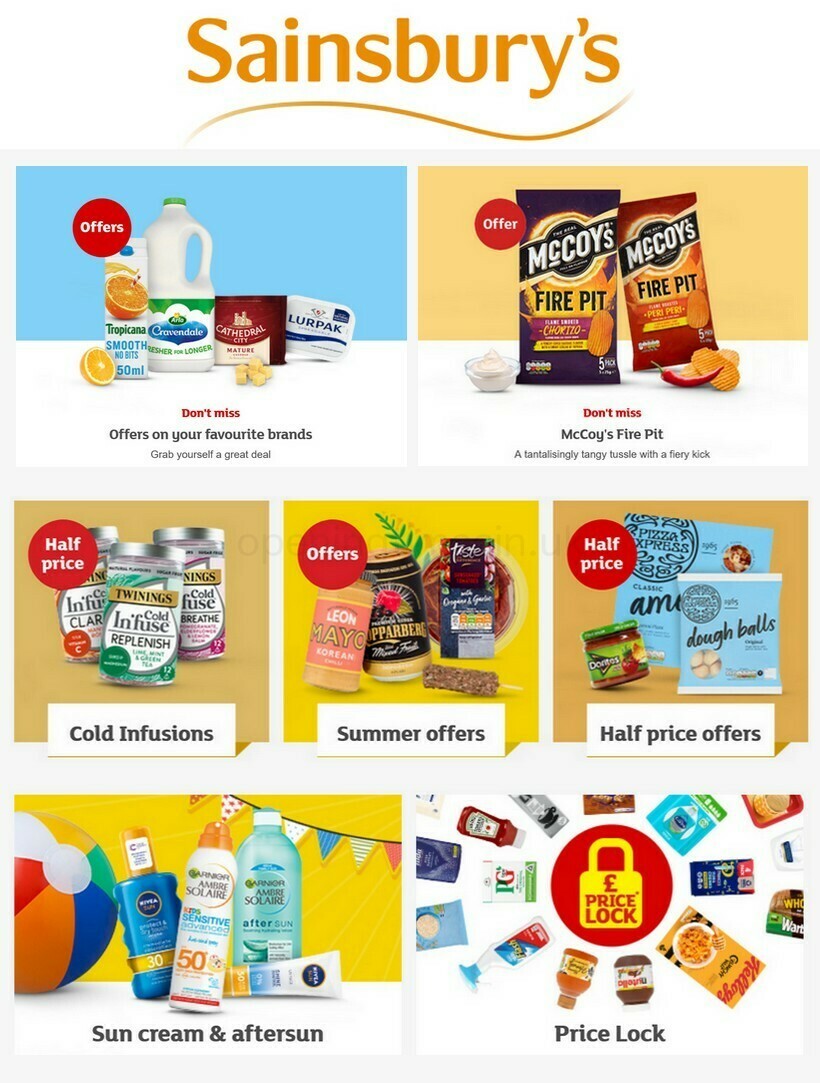Sainsbury's Offers from 4 June