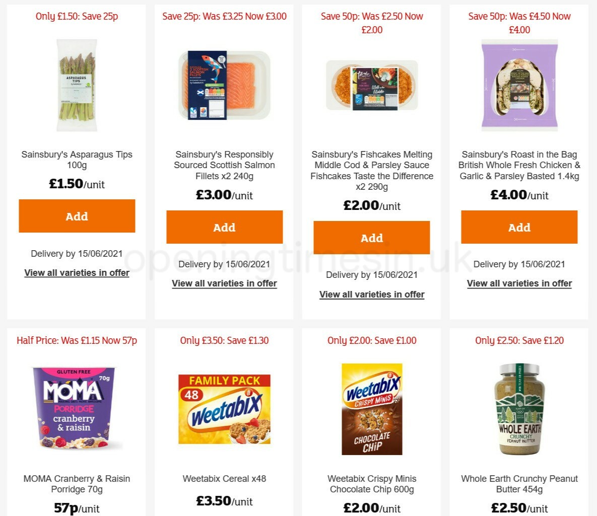 Sainsbury's Offers from 4 June