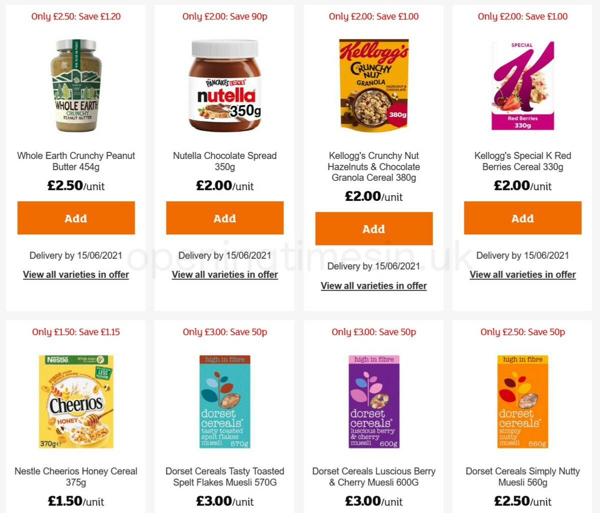 Sainsbury's Offers from 11 June