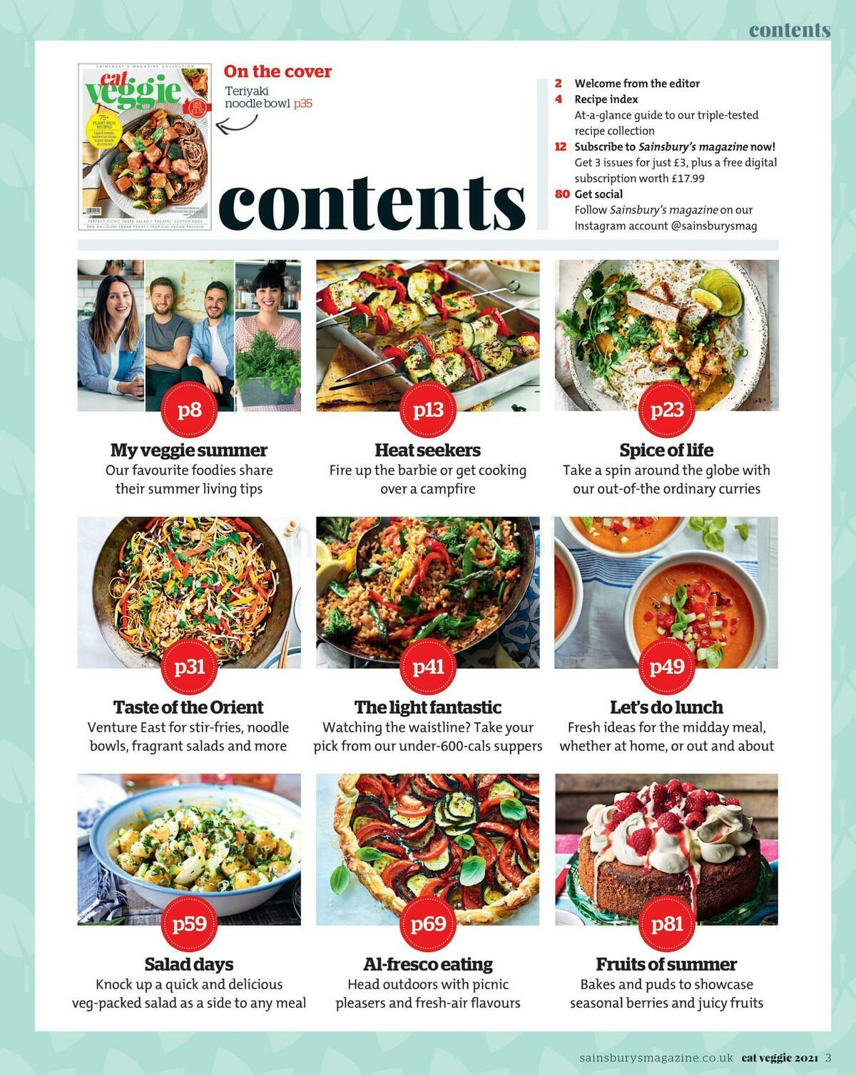 Sainsbury's Eat Veggie Magazine Offers from 20 June