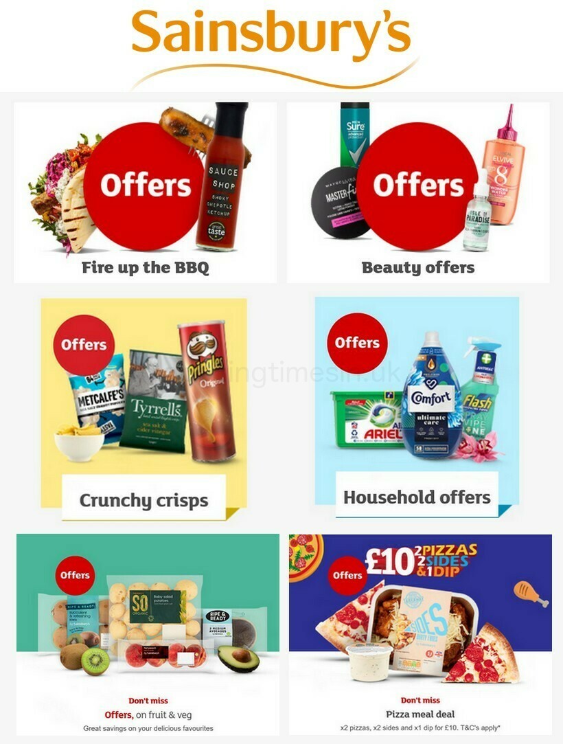 Sainsbury's Offers from 2 July