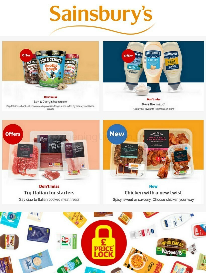 Sainsbury's Offers from 16 July