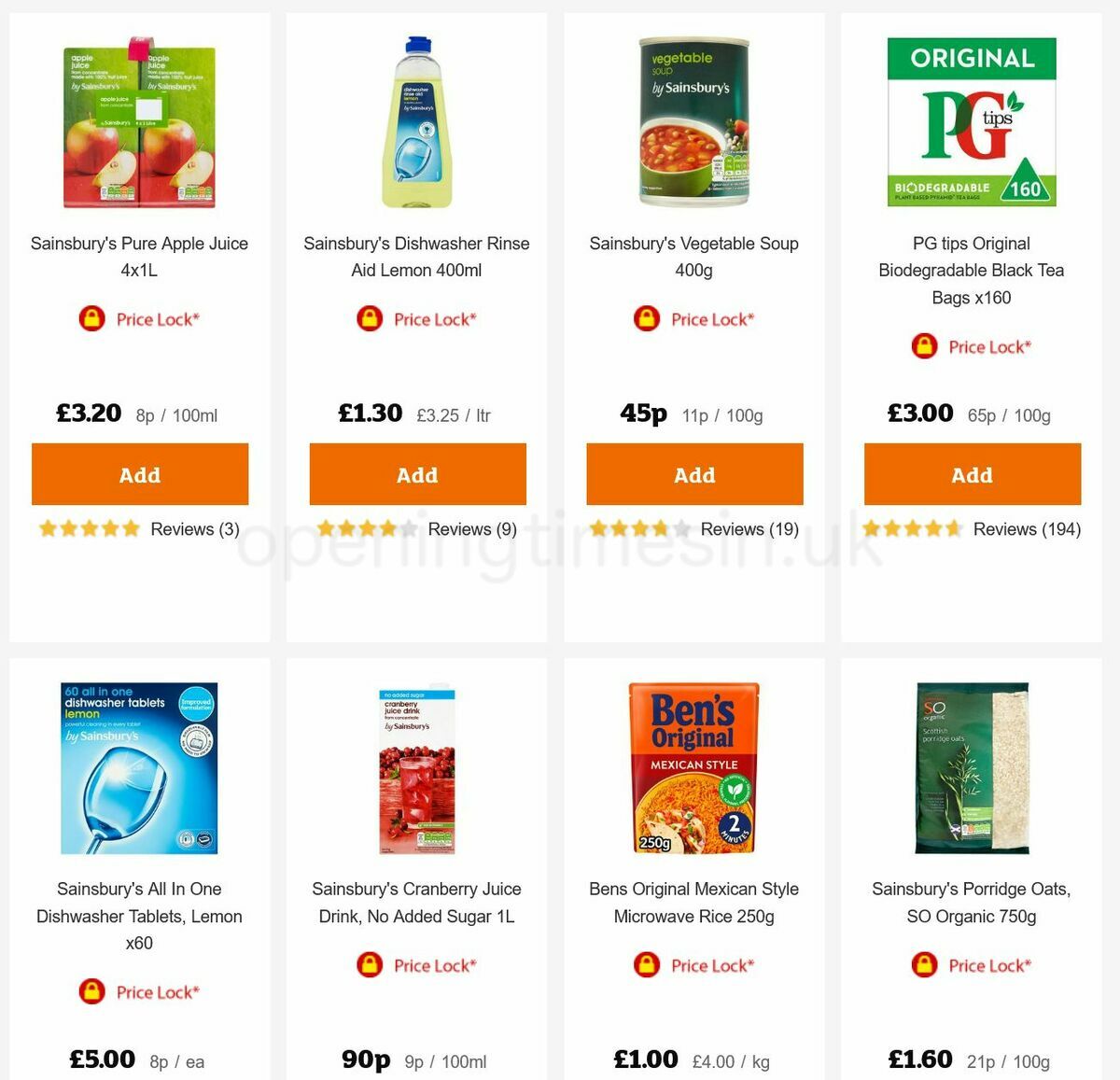 Sainsbury's Offers from 16 July