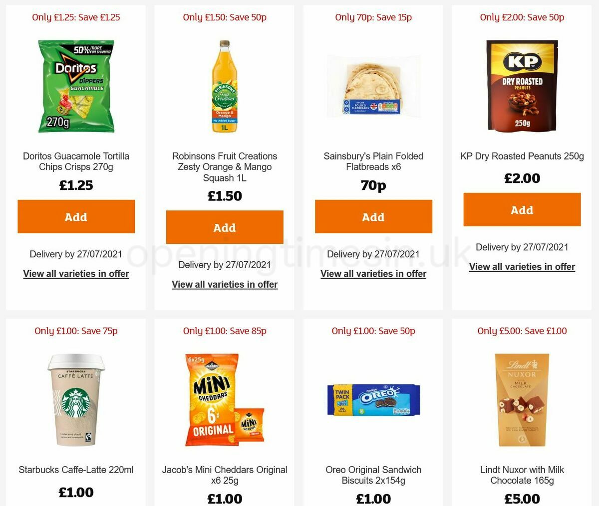Sainsbury's Offers from 16 July