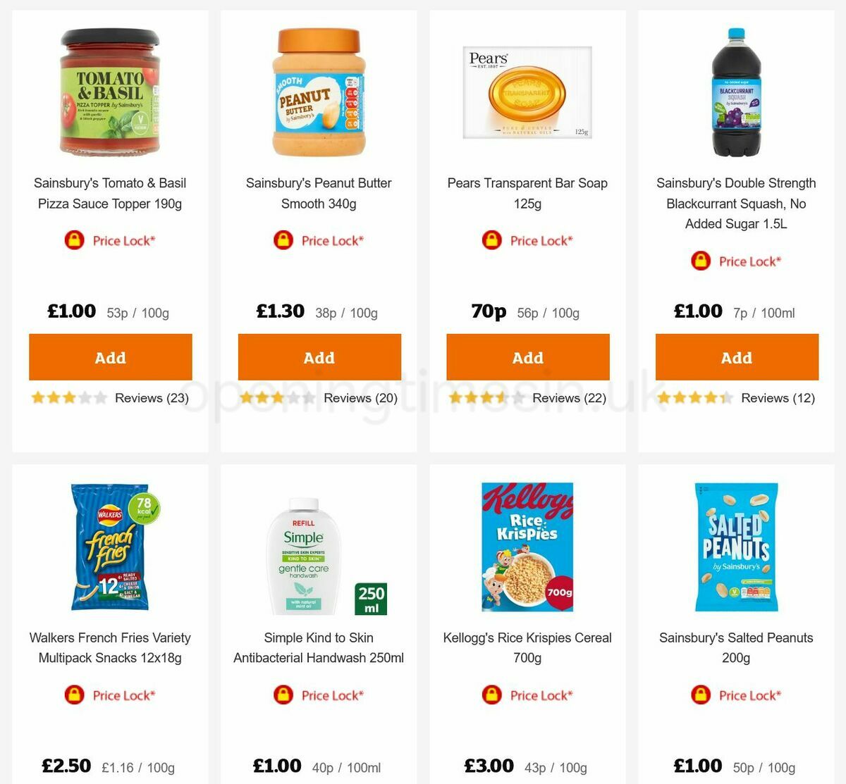 Sainsbury's Offers from 22 July