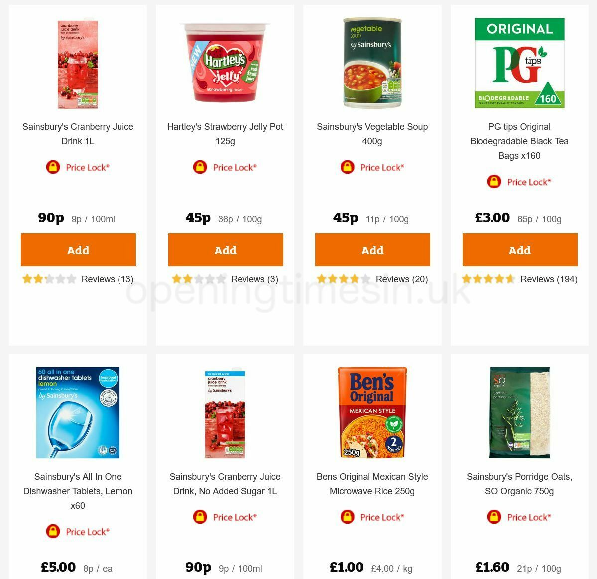 Sainsbury's Offers from 29 July