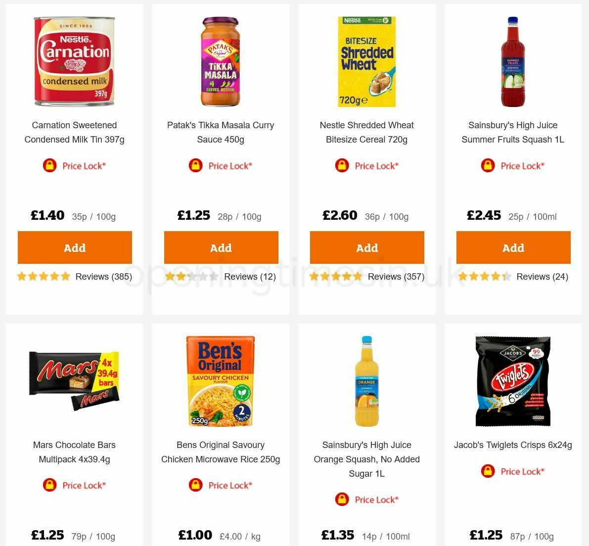 Sainsbury's Offers from 6 August