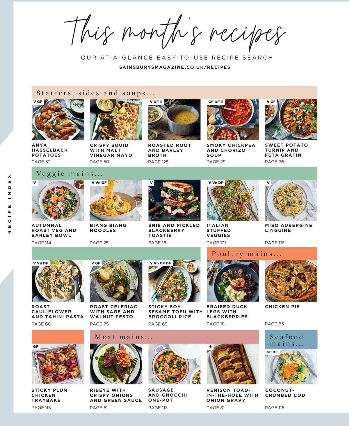 Sainsbury's Magazine September Offers from 1 September