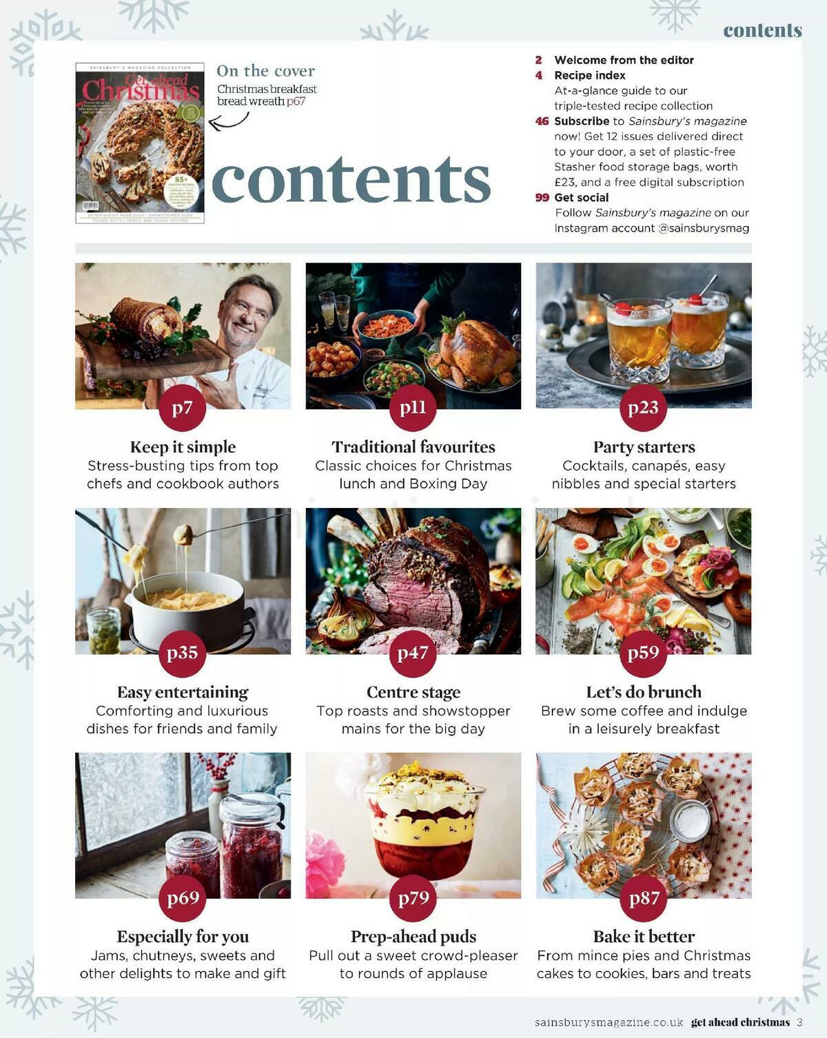 Sainsbury's Christmas Magazine Offers from 25 October