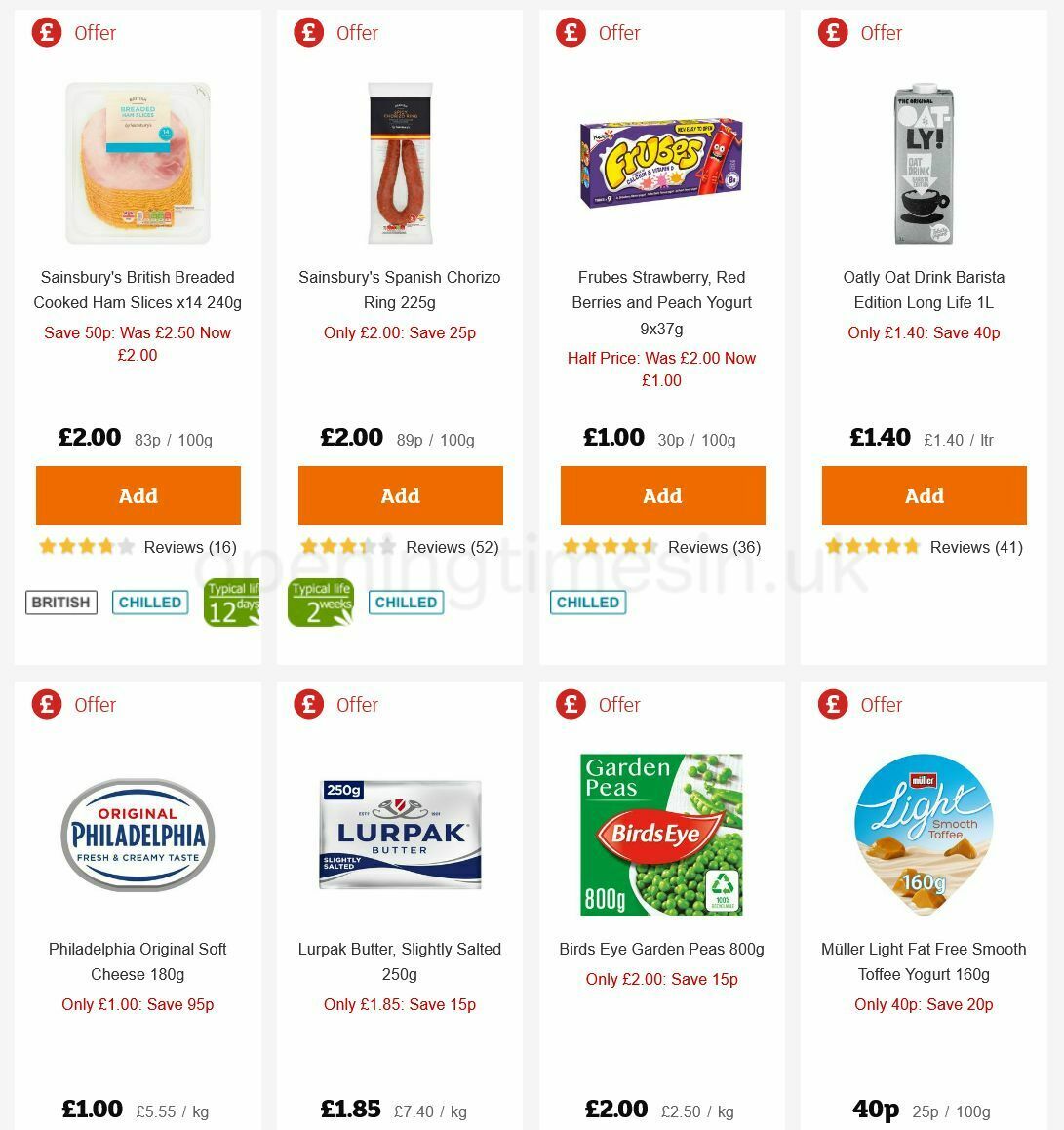 Sainsbury's Offers from 2 December