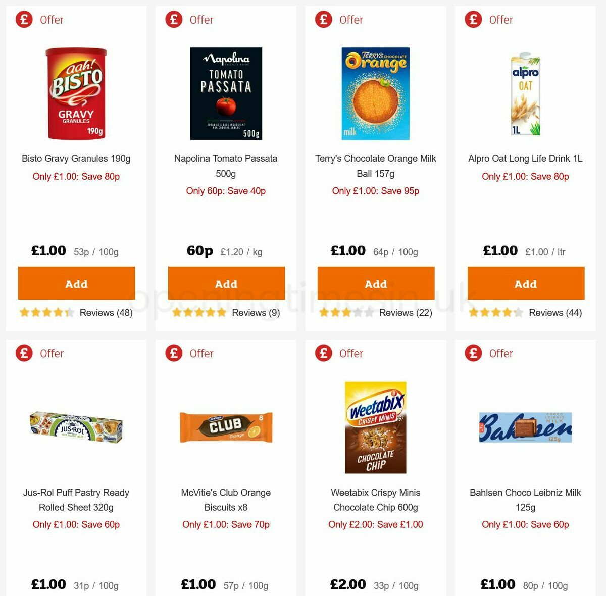 Sainsbury's Offers from 10 December