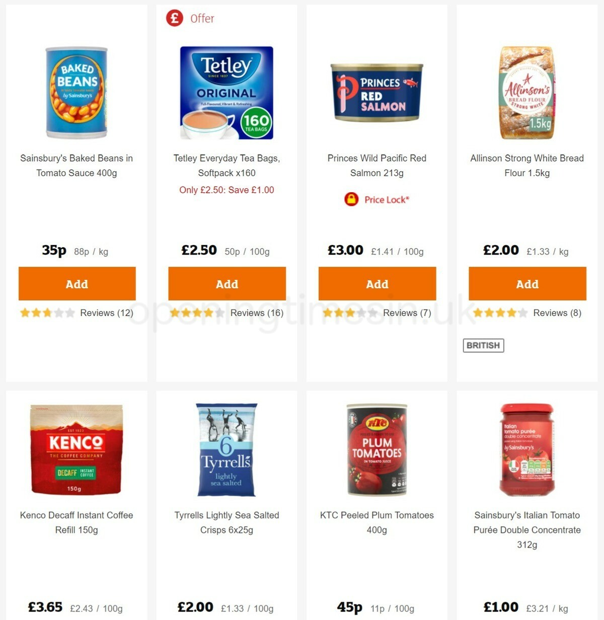 Sainsbury's Offers from 17 December