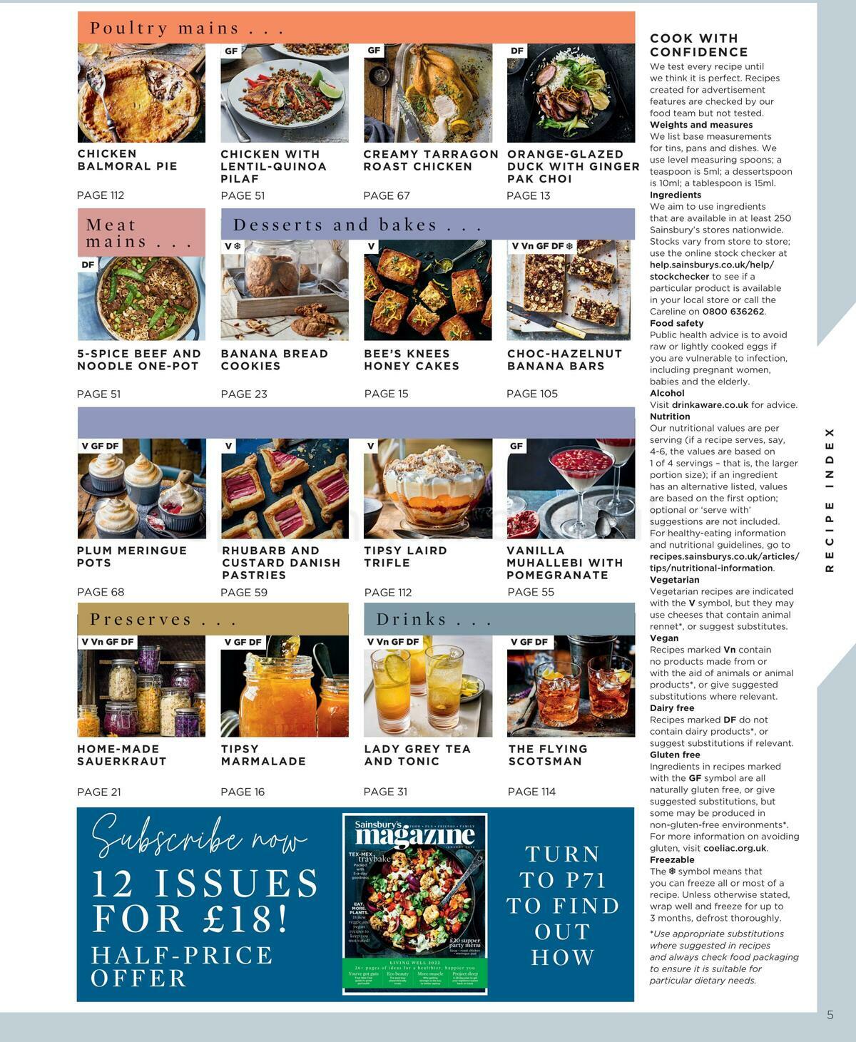 Sainsbury's Magazine January Offers from 1 January
