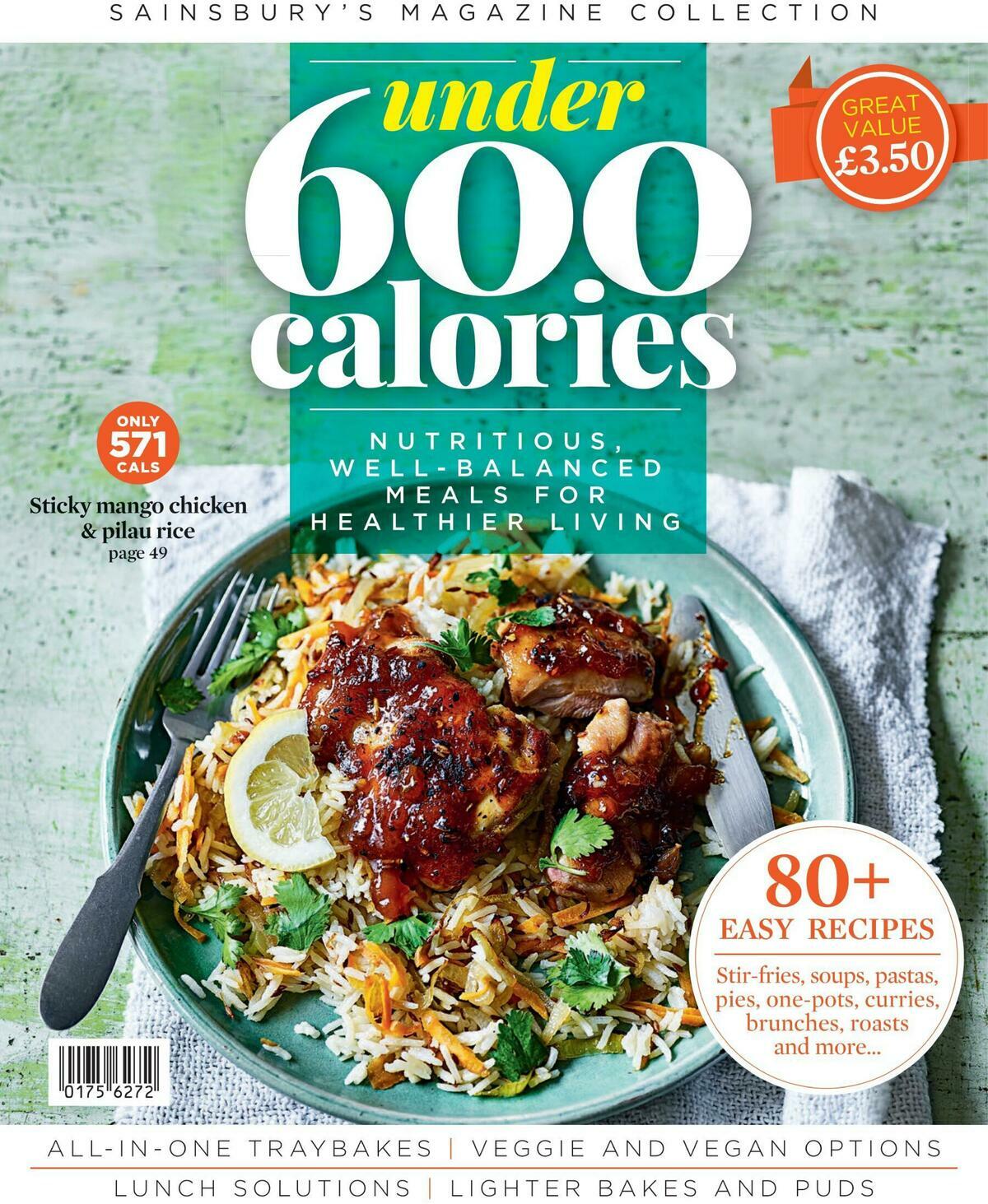 Sainsbury's Magazine – Collection Under 600 Calories Offers from December 20