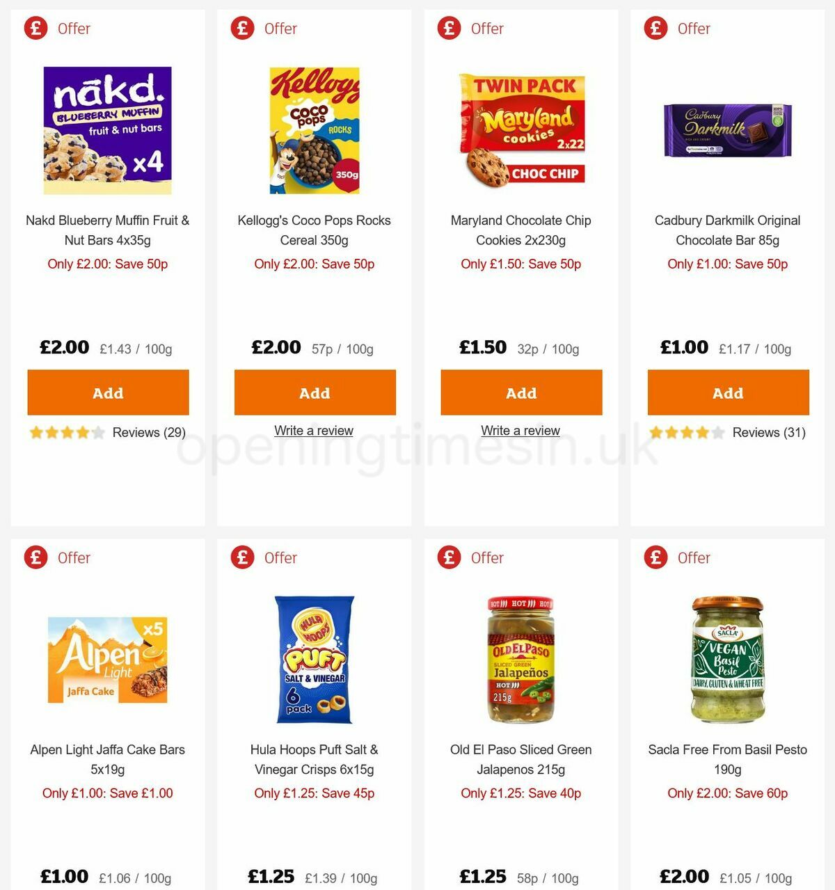 Sainsbury's Offers from 7 January