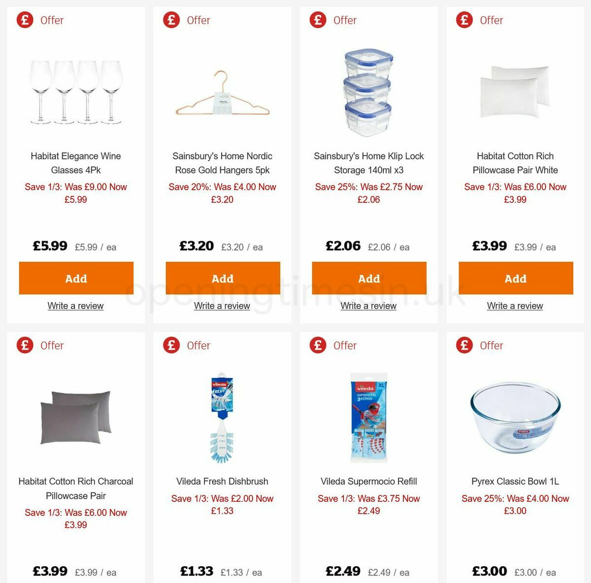 Sainsbury's Offers from 14 January