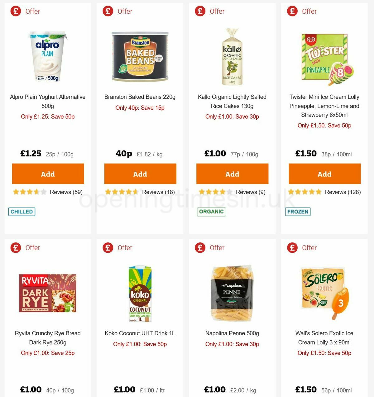 Sainsbury's Offers from January 14