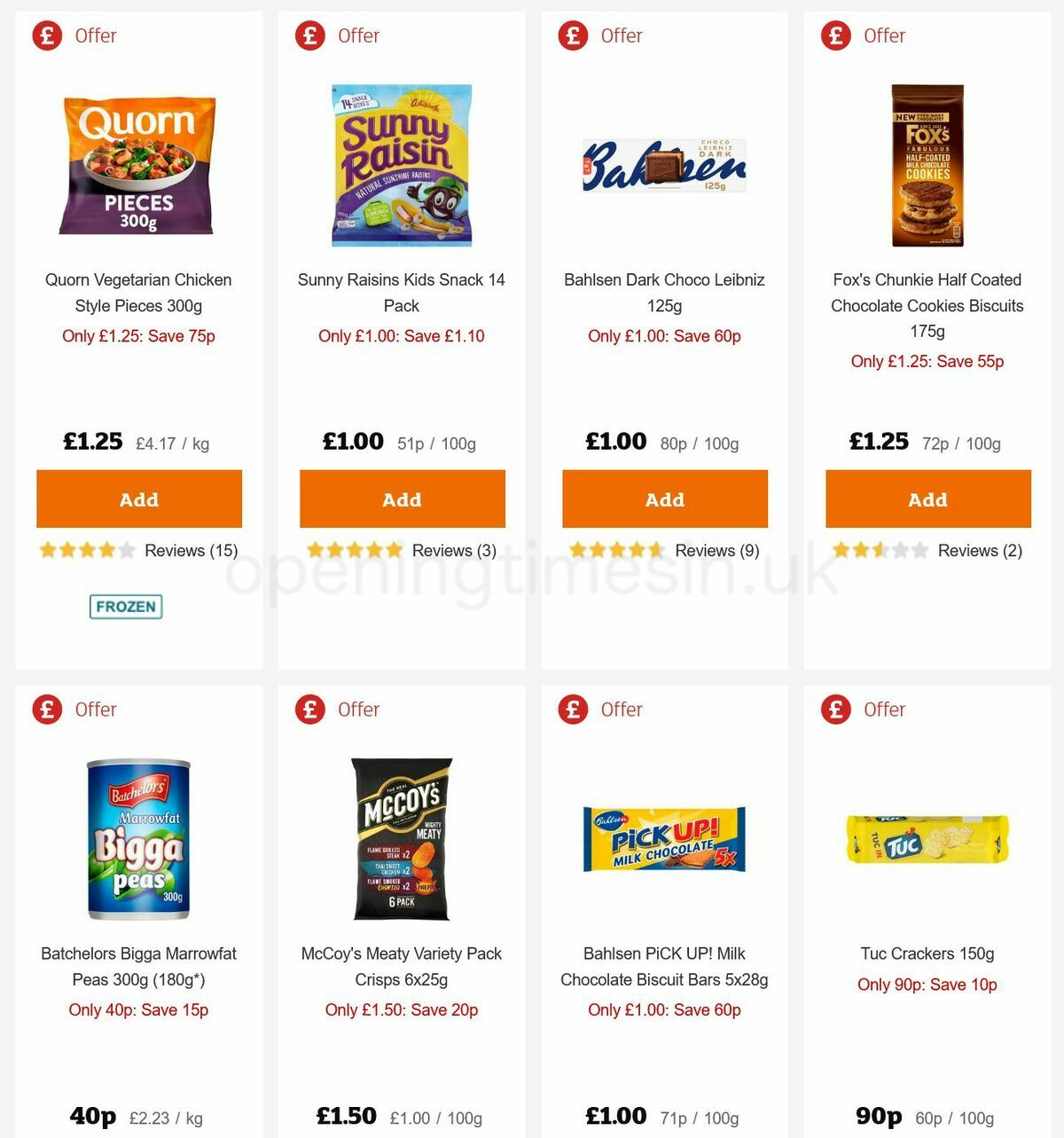 Sainsbury's Offers from 14 January