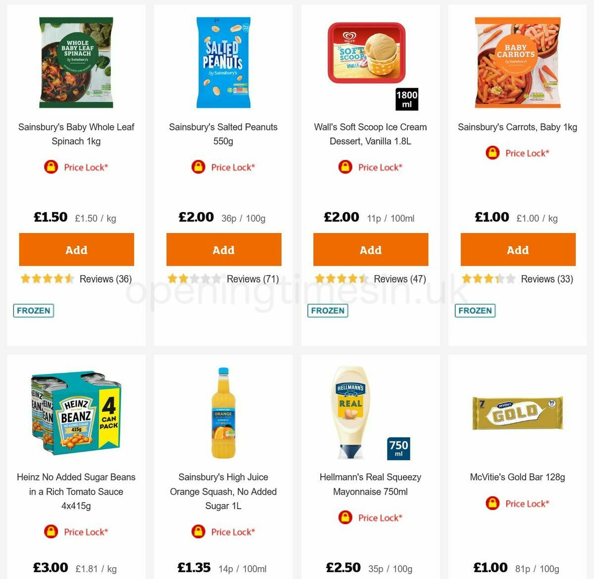 Sainsbury's Offers from 3 February