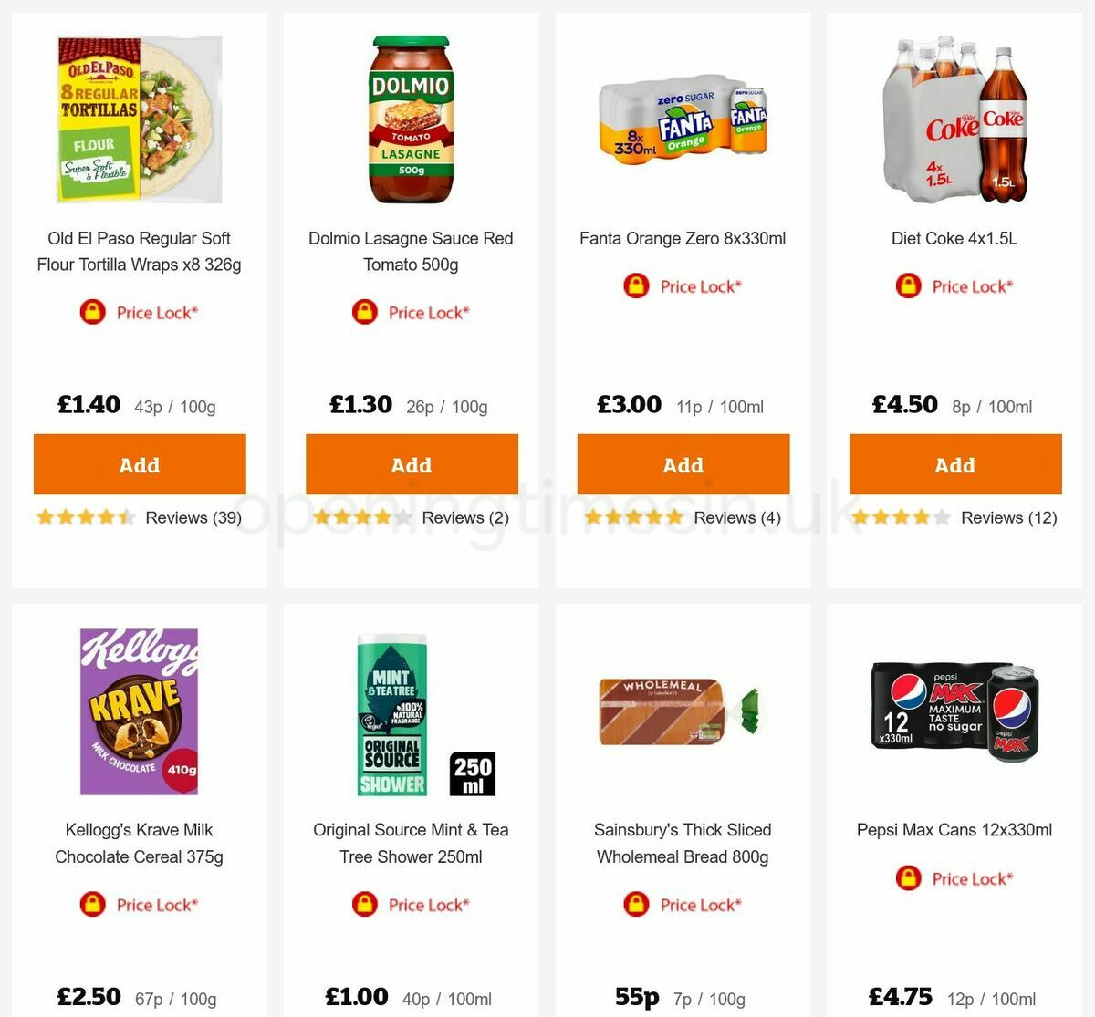 Sainsbury's Offers from 3 February