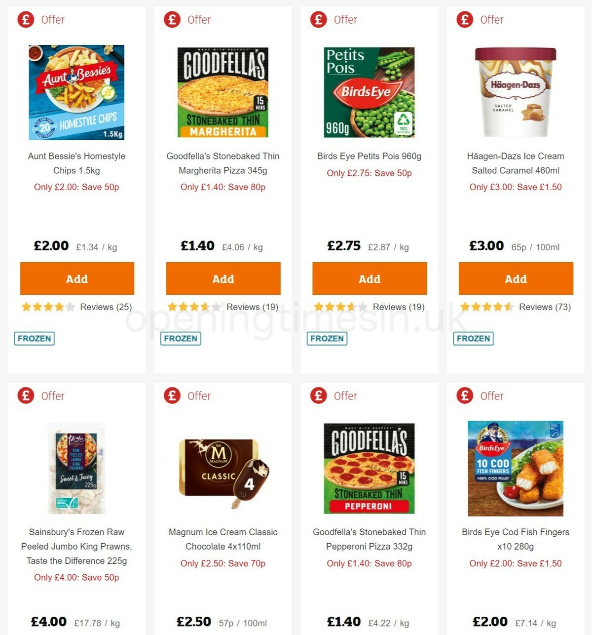 Sainsbury's Offers from 18 February
