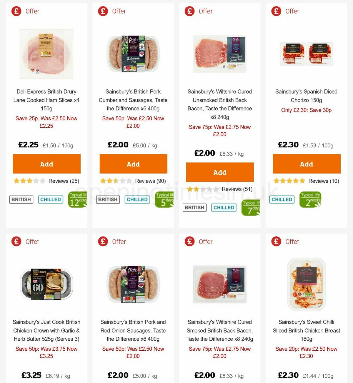Sainsbury's Offers from 25 February