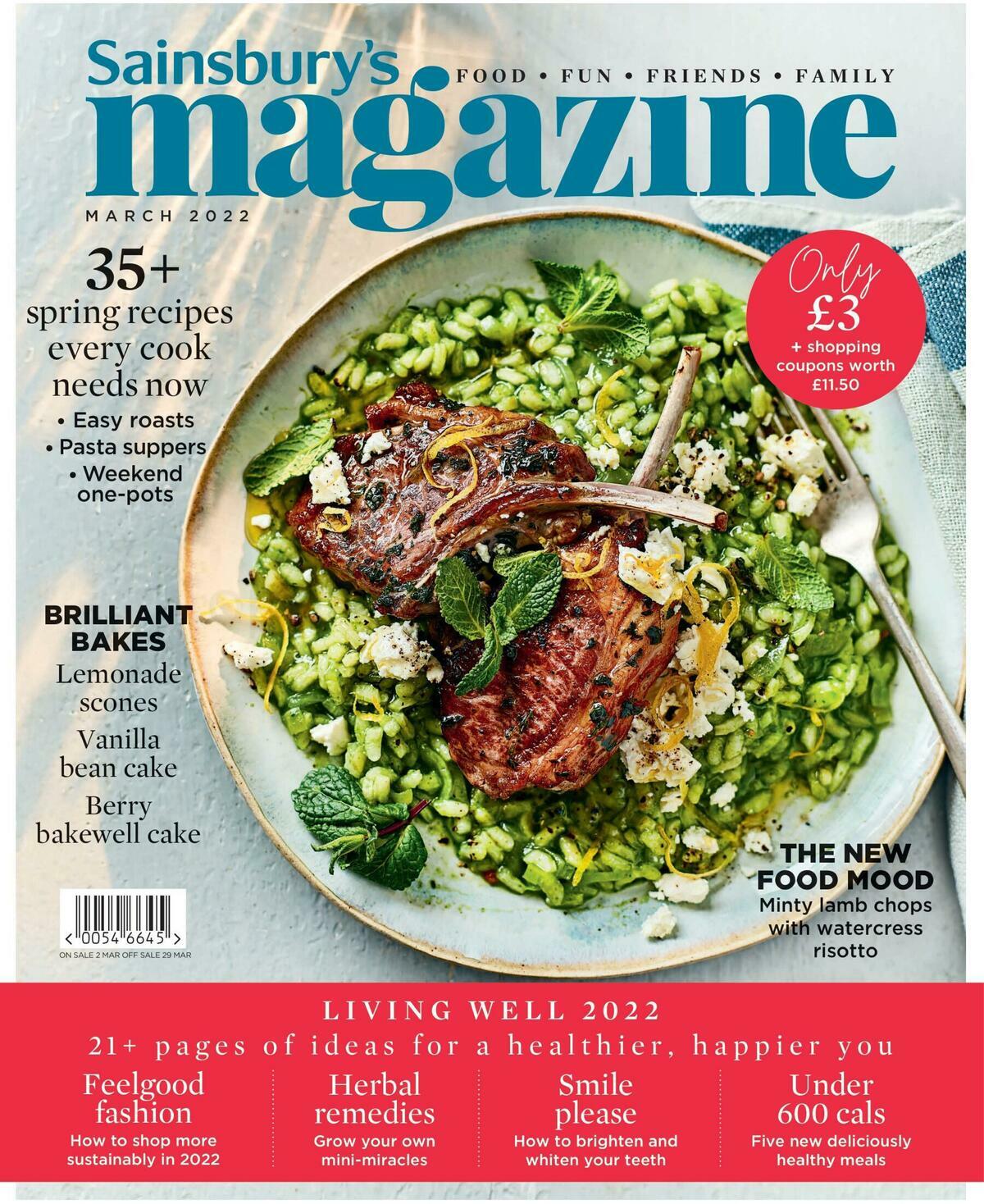 Sainsbury's Magazine March Offers from 2 March