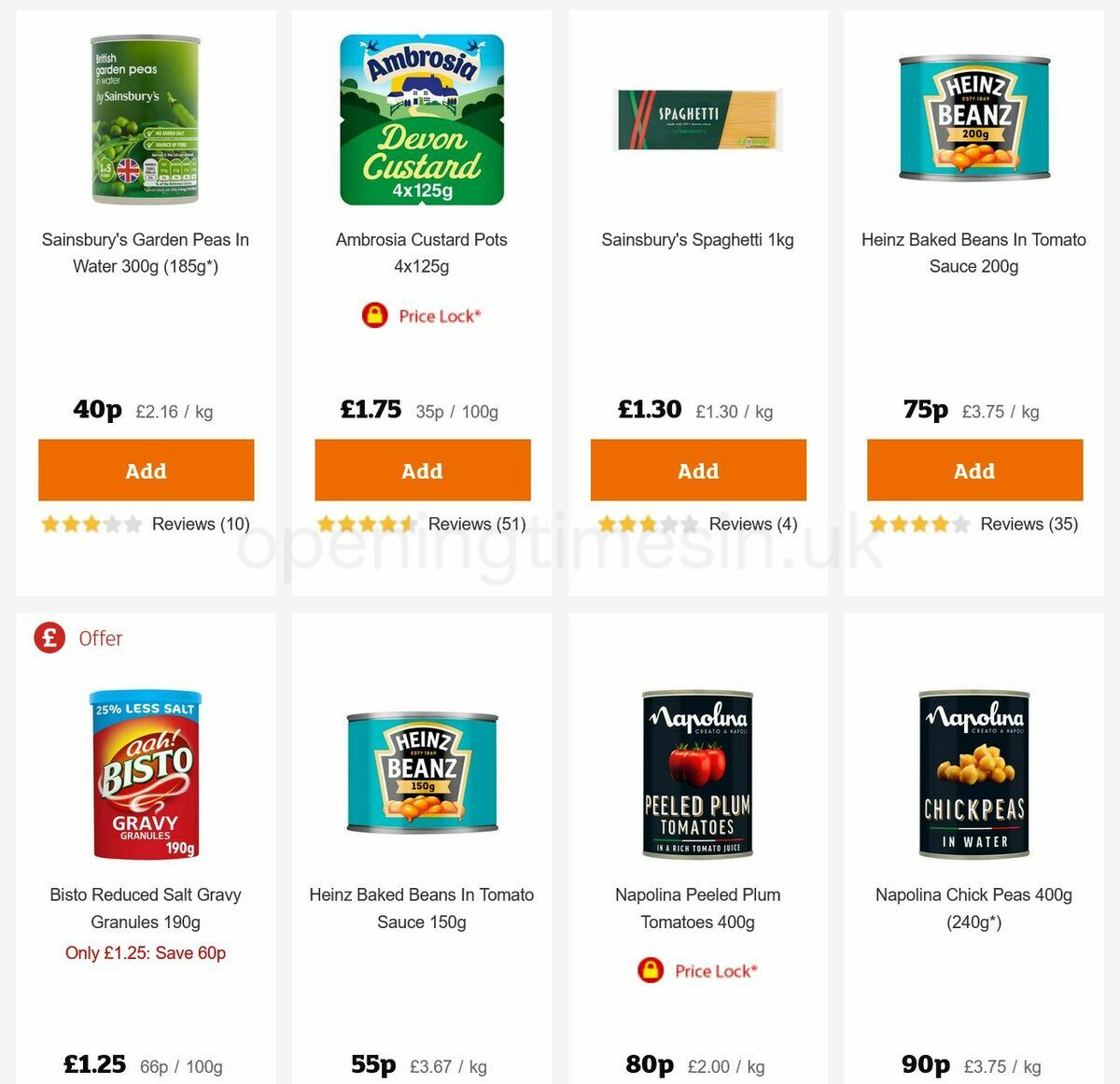 Sainsbury's Offers from 3 March