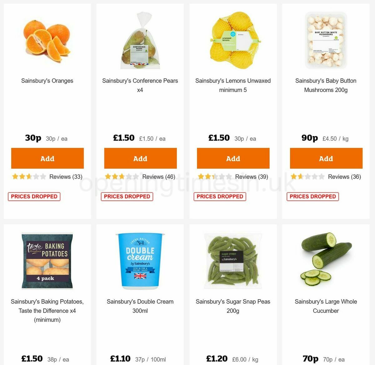 Sainsbury's Offers from 3 March