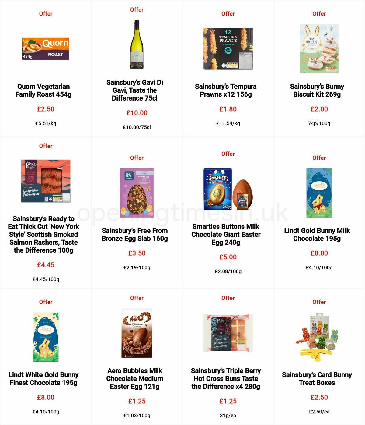 Sainsbury's Offers from 6 April