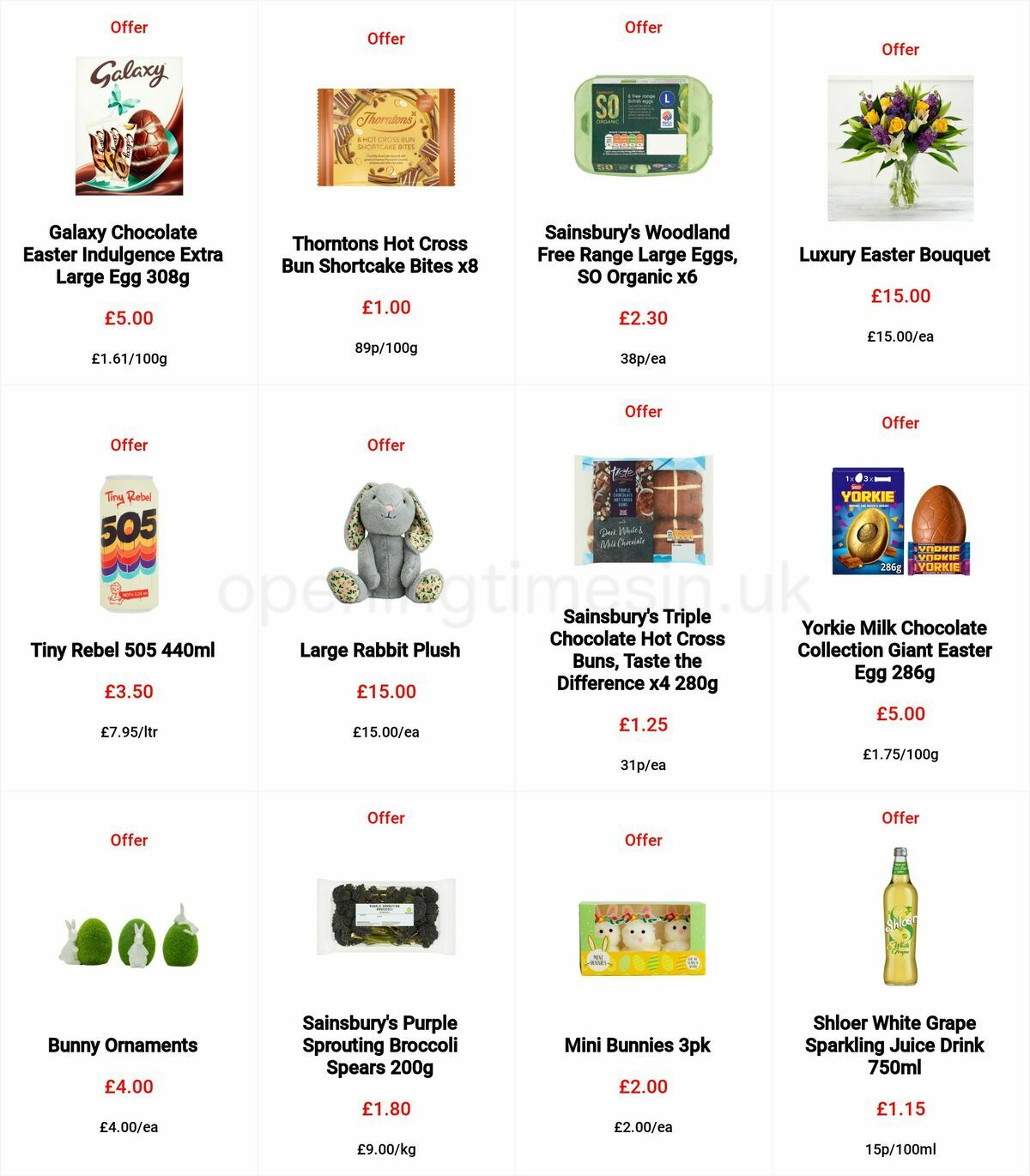 Sainsbury's Offers from 6 April