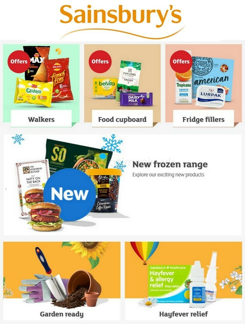 Sainsbury's Offers from 22 April