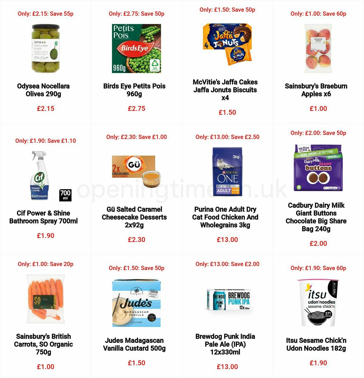 Sainsbury's Offers from 22 April