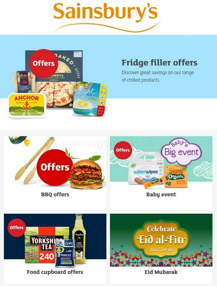 Sainsbury's Offers from 29 April