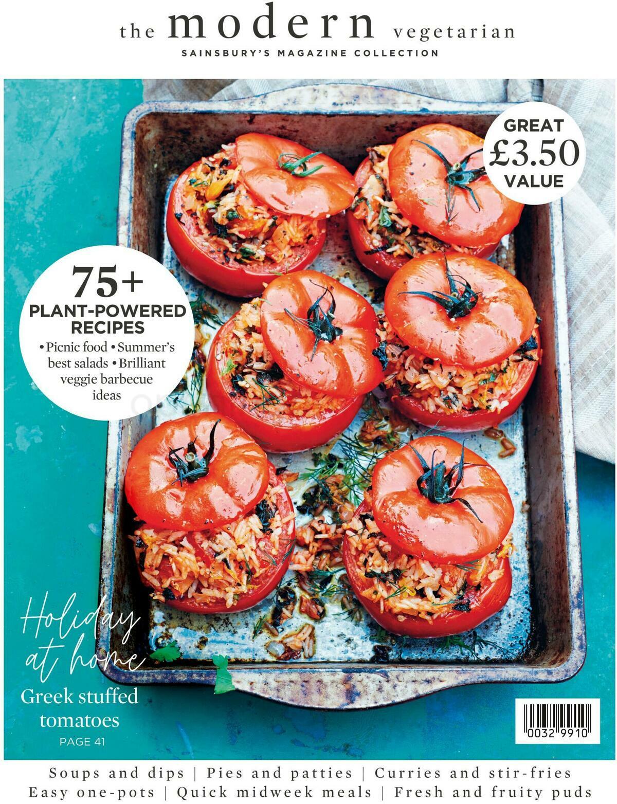 Sainsbury's Magazine The Modern Vegetarian Offers from 1 May