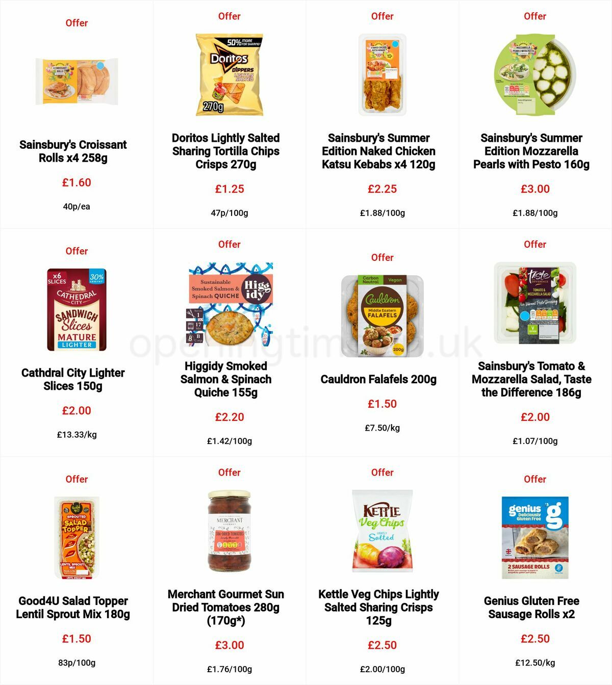 Sainsbury's Offers from 13 May