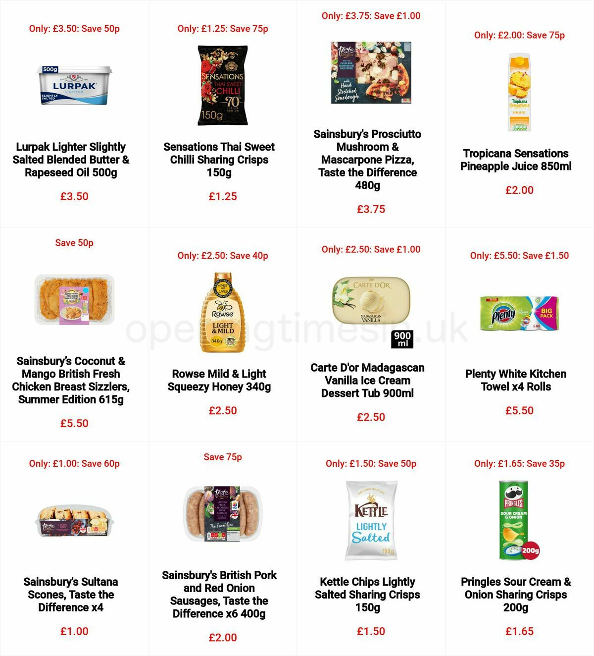 Sainsbury's Offers from 20 May