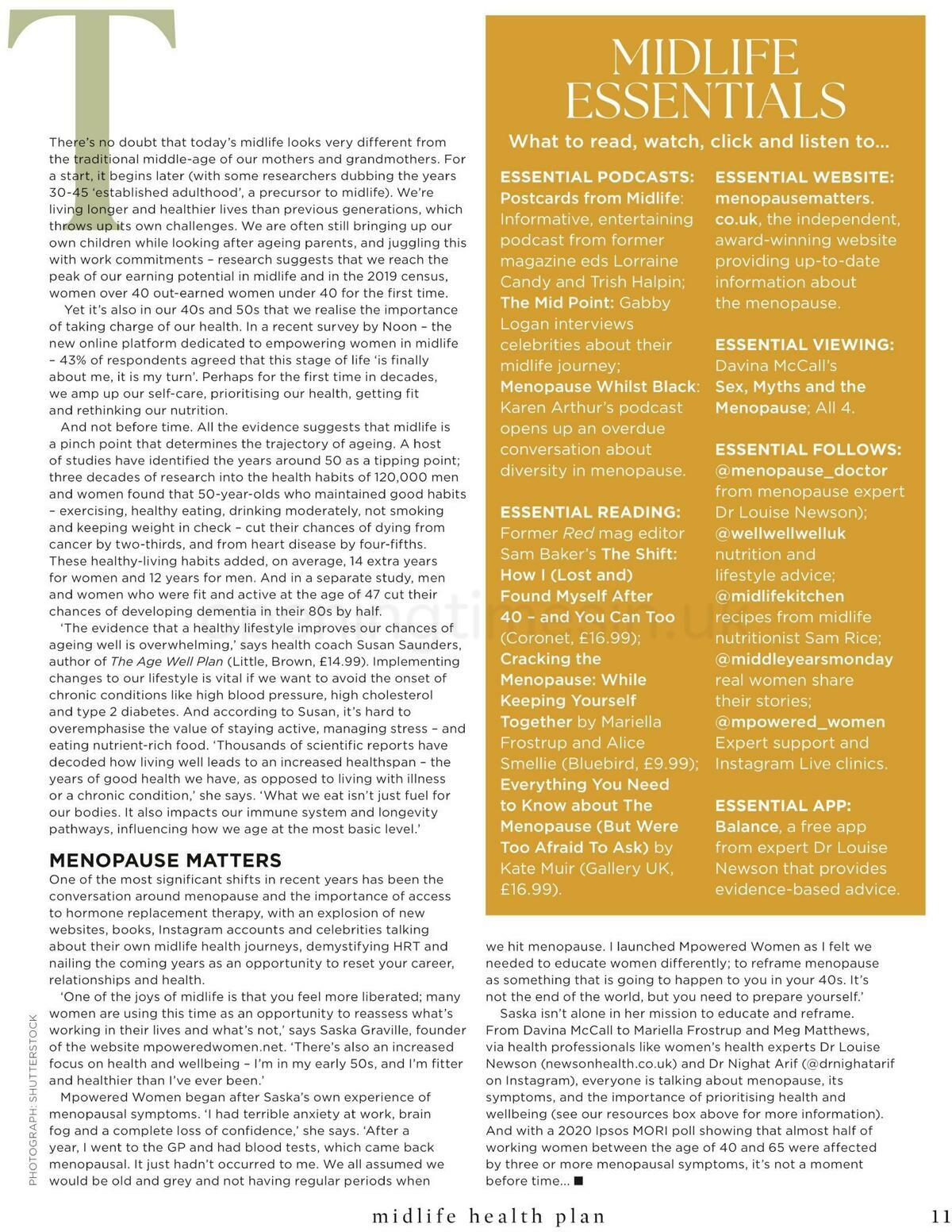 Sainsbury's Magazine – 28 Day Midlife Health Plan Offers from 20 May