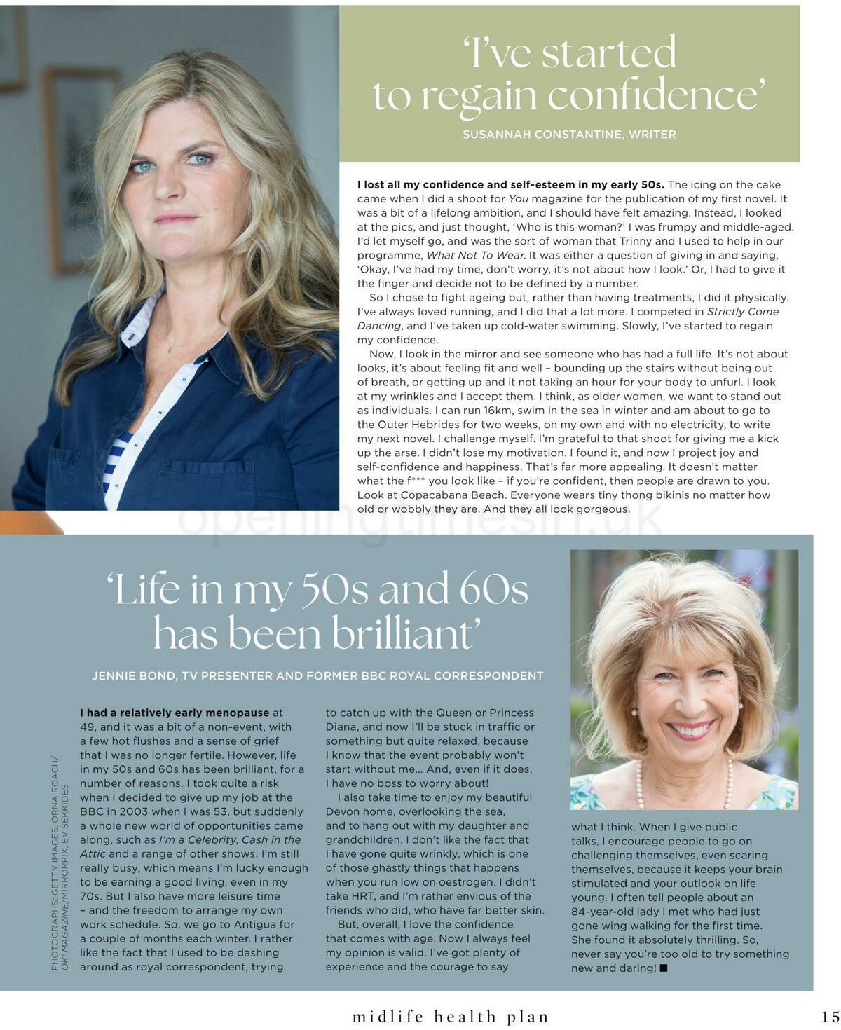 Sainsbury's Magazine – 28 Day Midlife Health Plan Offers from 20 May