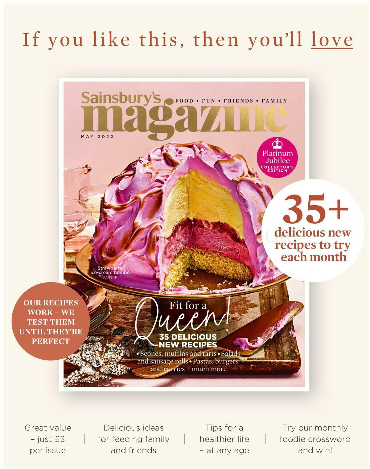 Sainsbury's Magazine – 28 Day Midlife Health Plan Offers from 20 May