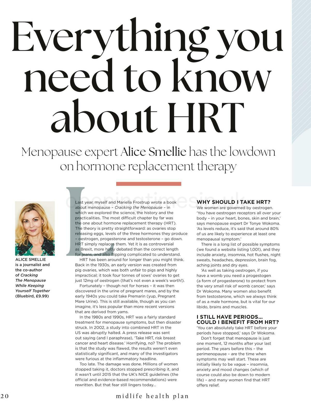 Sainsbury's Magazine – 28 Day Midlife Health Plan Offers from 20 May