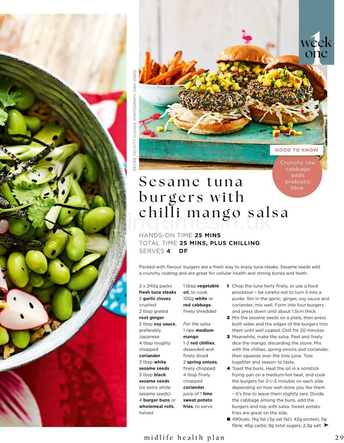 Sainsbury's Magazine – 28 Day Midlife Health Plan Offers from 20 May