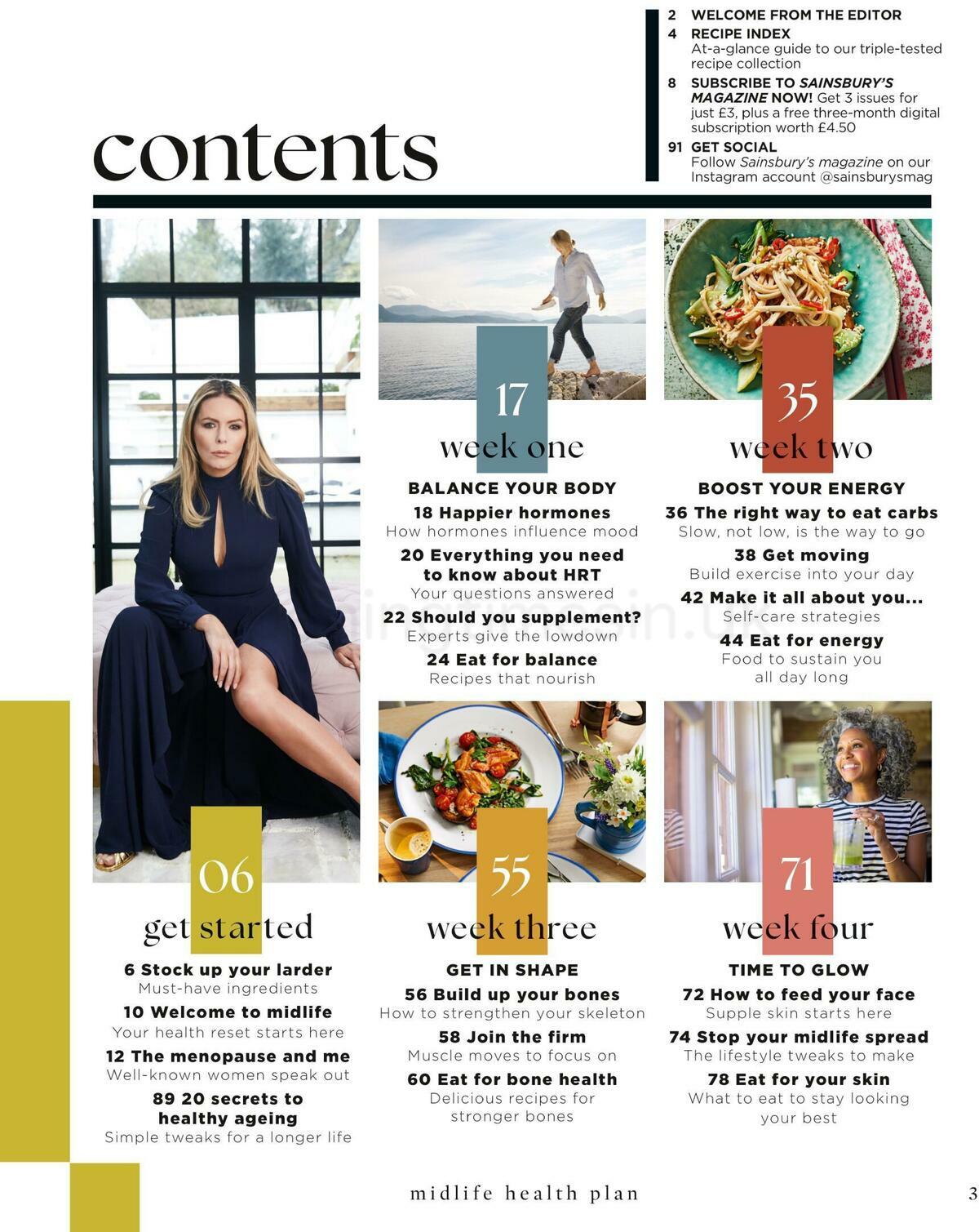 Sainsbury's Magazine – 28 Day Midlife Health Plan Offers from 20 May