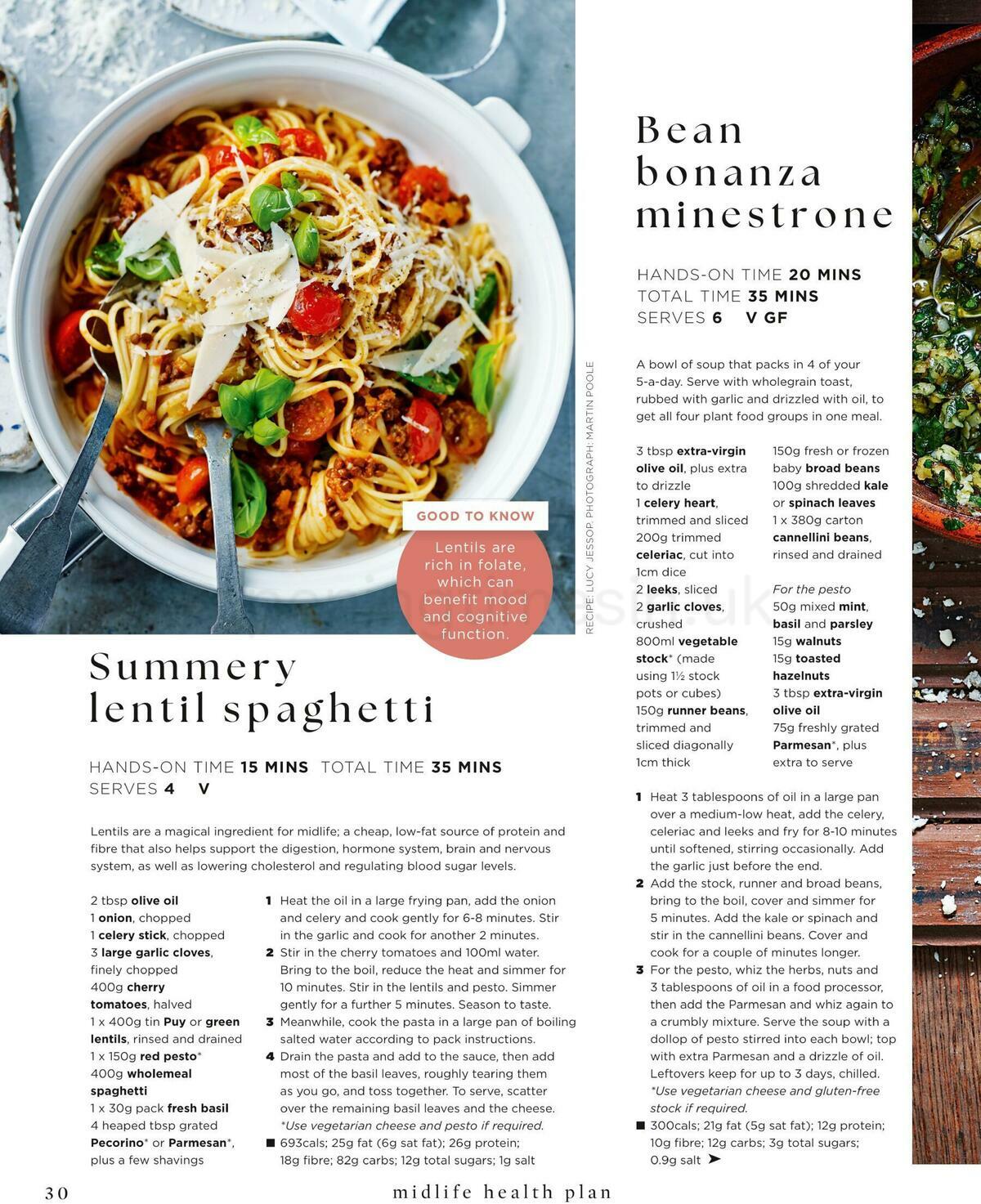 Sainsbury's Magazine – 28 Day Midlife Health Plan Offers from 20 May